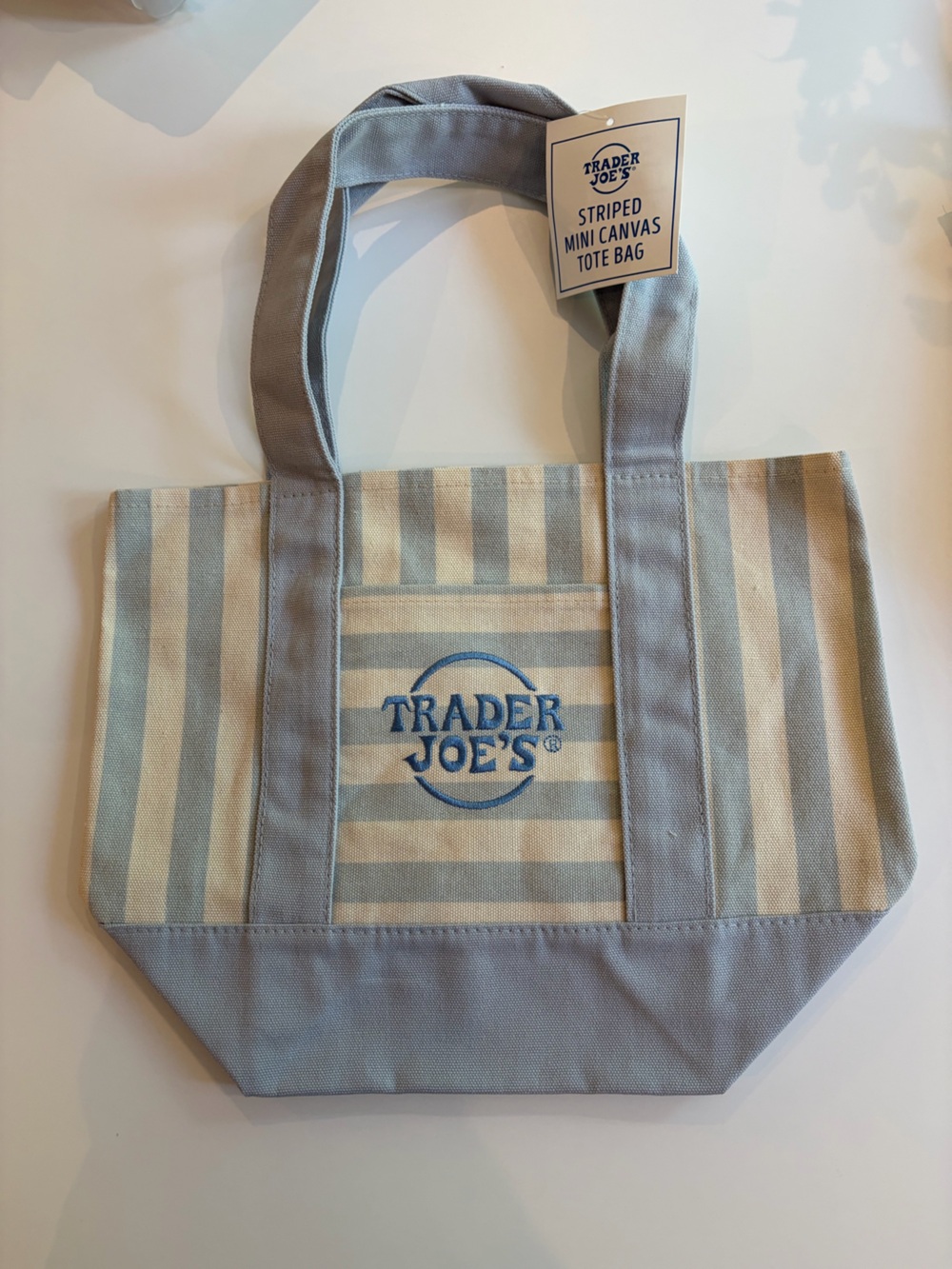 Trader Joe’s Striped Mini Summer Tote Bag